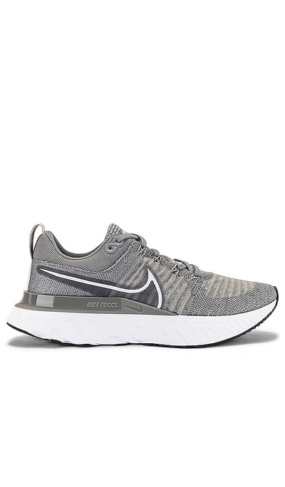 Nike React Infinity Run "particle Grey/grey Fog/black" Sneakers In Particle Grey/white/grey Fog/black