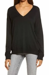 Treasure & Bond V-neck Sweater In Black