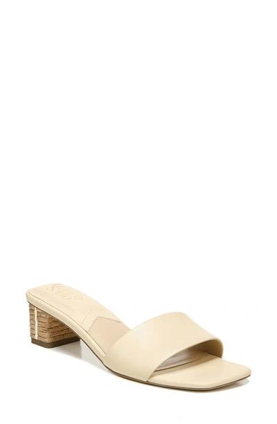 Franco Sarto Cruella Slide Sandals Women's Shoes In Beige Leather