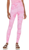 Alo Yoga Vapor High-rise Camo Ankle Leggings In Pink Camo