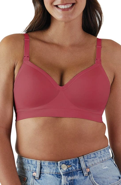 Bravado Designs Women's Plunge Nursing Bra In Red