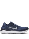 Nike Free Rn Flyknit 2018 Men's Running Shoes In Blue