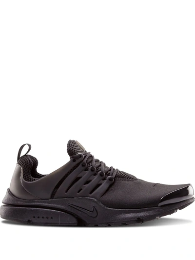 Nike Little Boys' Presto Casual Sneakers From Finish Line In Black/black-black
