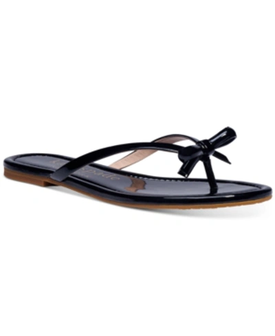 Kate Spade Petit Flip Flop Sandals In Black