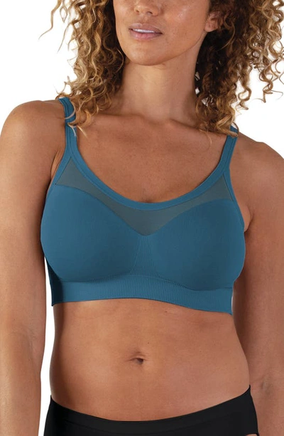 Bravado Designs Body Sculpt Sheer Wireless Everyday T-shirt Bra In Midnight Sky