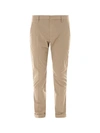 Dondup Cotton Trouser In Beige