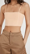 A.l.c Winnie Crop Knit Camisole In Apricot