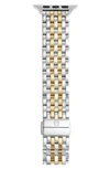 Michele Women's Apple Watch 18k Goldplated & Stainless Steel Bracelet Strap/38/40/41 & 42/44/45/49mm In Silver/gold