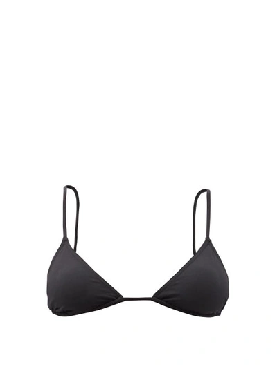 Eres Mouna Triangle Essentials Bikini Top In Black