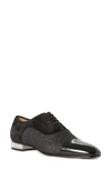 Christian Louboutin Greggo Cap Toe Oxford In Black/ Black/ Black