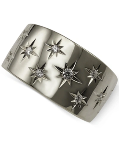 Marchesa Diamond Star Wedding Band (1/6 Ct. T.w.) In 18k White Gold, Gold Or Rose Gold, Created For Macy's
