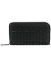 Jimmy Choo Carnaby Travel Wallet In Black