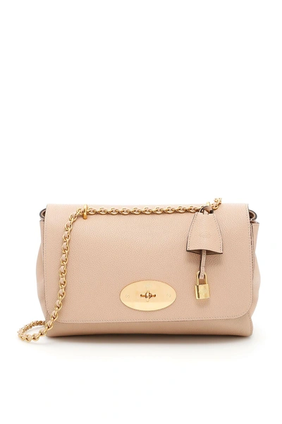 Mulberry Small Classic Grain Lily Bag In Rosewaterrosa