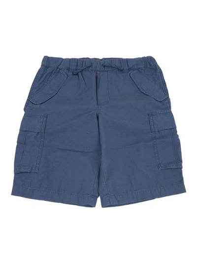 Polo Ralph Lauren Kids' Cotton Cargo Shorts In Blue