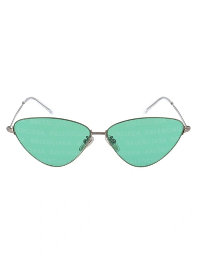Balenciaga Bb0015s Sunglasses In Green