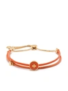 Tory Burch Kira Enameled Slider Bracelet In Gold