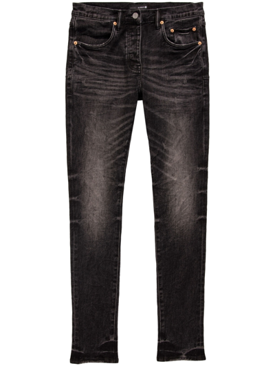 Purple Brand P001 Slim Fit Jeans In Black Wash