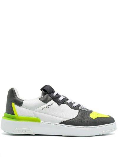 Givenchy Panelled Lace-up Sneakers In Multi