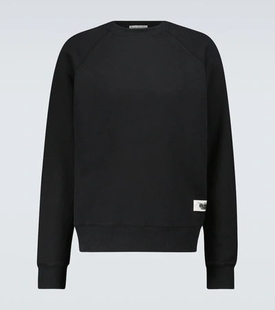 Acne Studios Label Logo Sweatshirt Knitwear Man In Label Sweatshirt