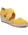 Lifestride Kascade Espadrille Wedge Sandal In Marigold