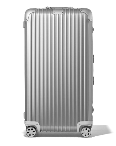 Rimowa Original Trunk Plus Multiwheel Luggage In Silver