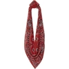 Alexander Wang Scarf Bandana-print Shoulder Bag In Red,white,black