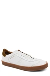Bruno Magli Men's Bono Classic Sport Lace Up Sneakers Men's Shoes In White Calf