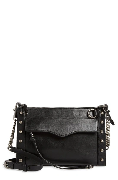 Rebecca Minkoff M.a.b. Leather Bag In Black