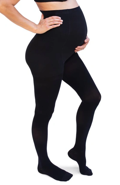 Belly Banditr Maternity Compression Tights In Black