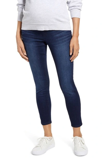 1822 Denim Re: Denim Ripped Ankle Skinny Maternity Jeans In Marco