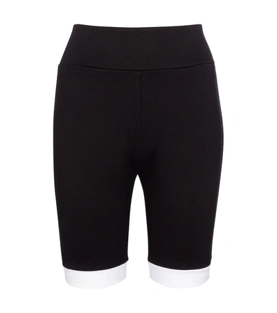 Staud Cruise Knit Biker Shorts In Black | ModeSens