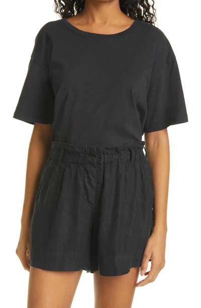 Rails The Boxy Crew Crop Tee In Black