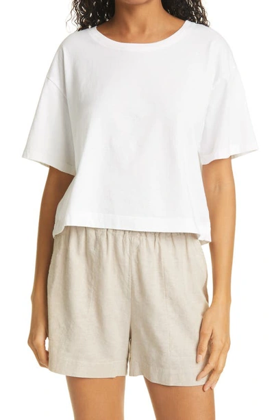 Rails The Boxy Crew Crop Tee In White
