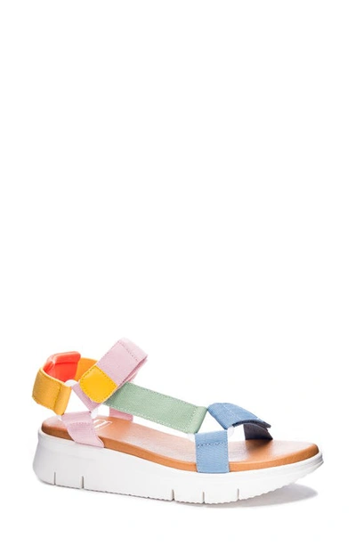 Dirty Laundry Qwest Strappy Sandal In Multi