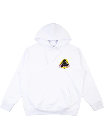 Palace Tri-ripper Hoodie In White
