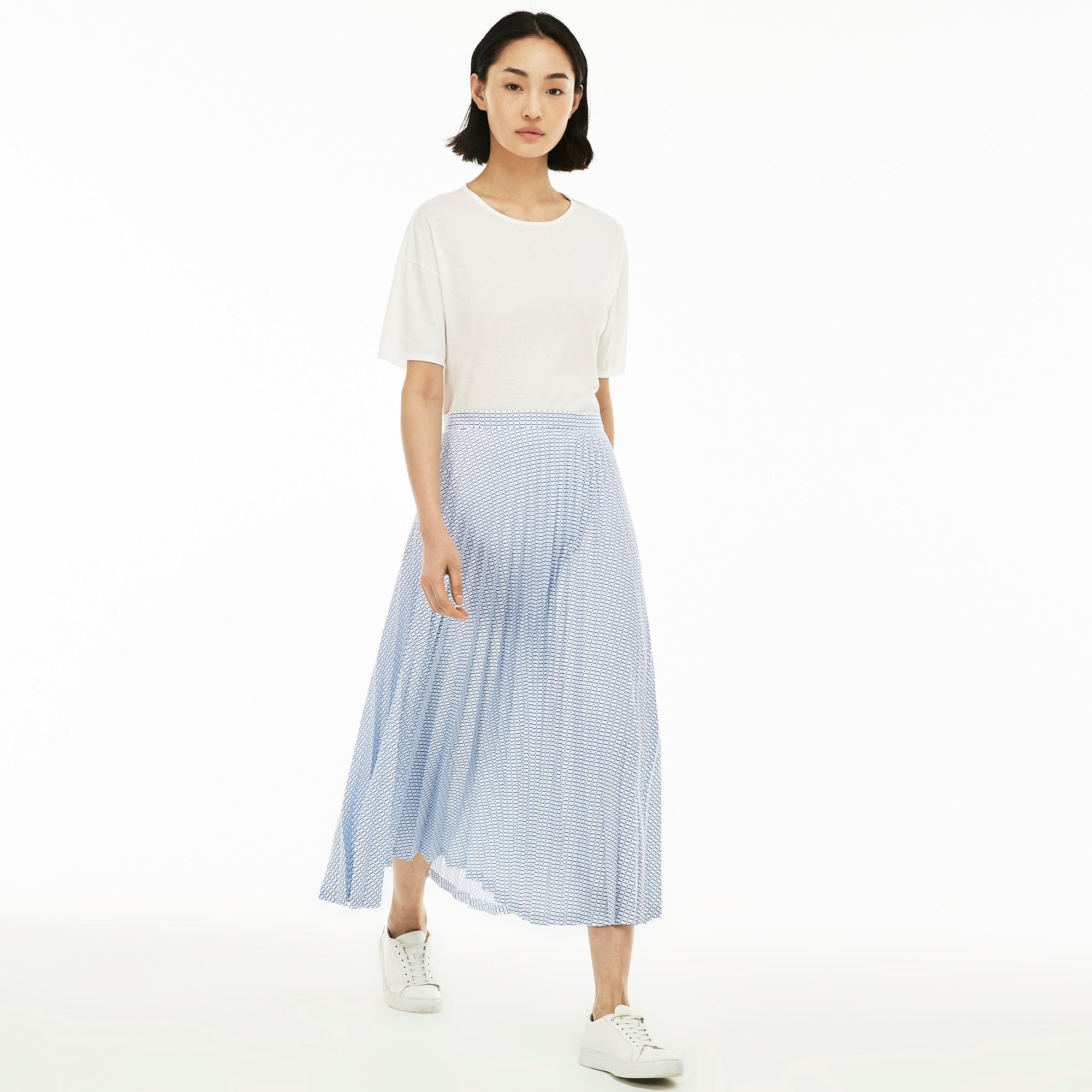 white lacoste skirt