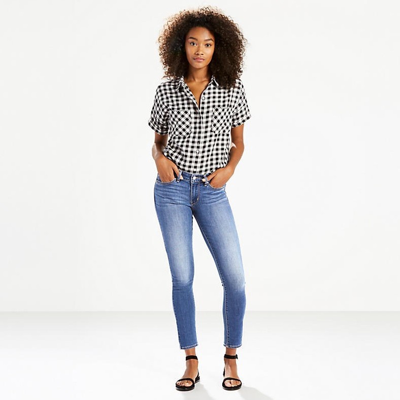 Levi's 711 Coolmax Ankle Skinny Jeans - Light Years | ModeSens