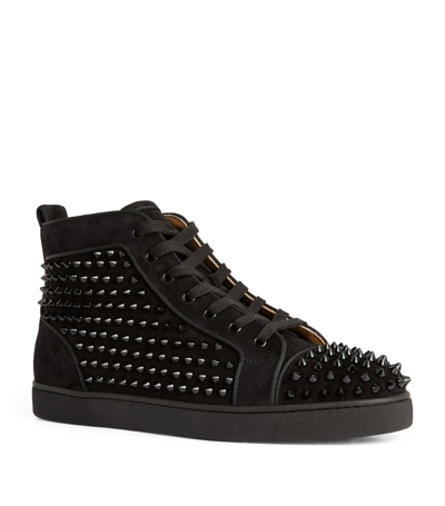 Christian Louboutin Louis Orlato Suede High-top Trainers