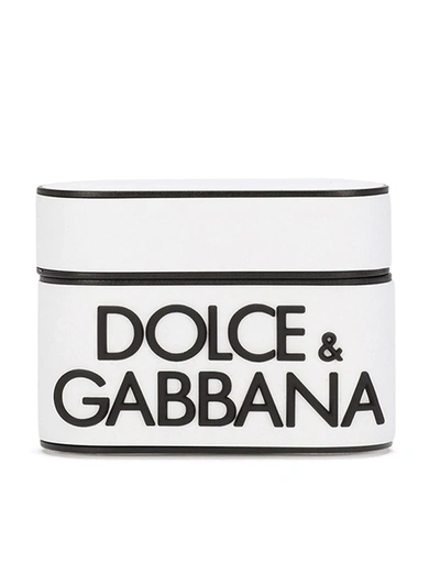 Dolce & Gabbana White Logo Airpods Pro Case