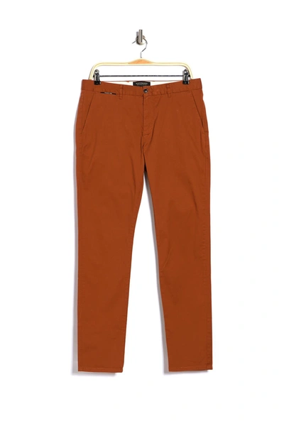 Scotch & Soda Stuart Regular Slim-fit Chino In Orange