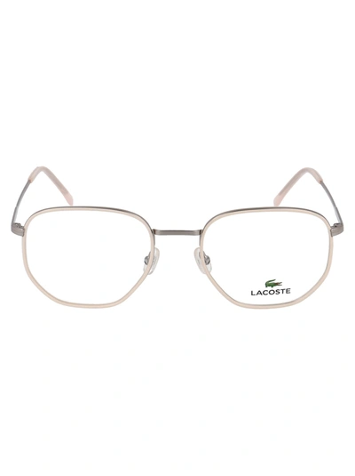 Lacoste Women's White Metal Glasses