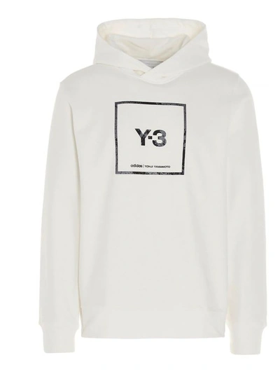 Adidas Y-3 Yohji Yamamoto Men's White Cotton Sweatshirt