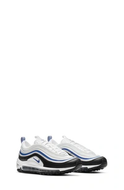 Nike Kids' Air Max 97 Sneaker In White/ Blue/ Black/ Platinum