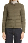 Herno Reversible Water Repellent Down Puffer Jacket In Verde Militare