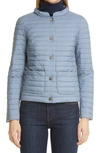 Herno Reversible Water Repellent Down Puffer Jacket In Azzurro