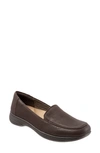 Trotters Jacob Loafer In Dark Brown Leather