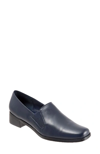 Trotters 'ash' Slip-on In Navy