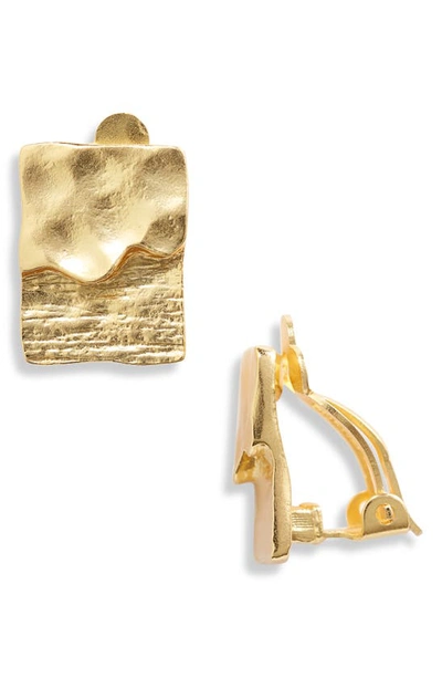 Karine Sultan Clip-on Earrings In Gold