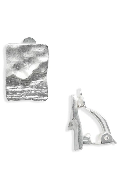 Karine Sultan Clip-on Earrings In Silver