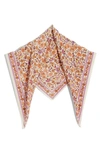 Madewell Silk Bandana In Vintage Parchment Multi